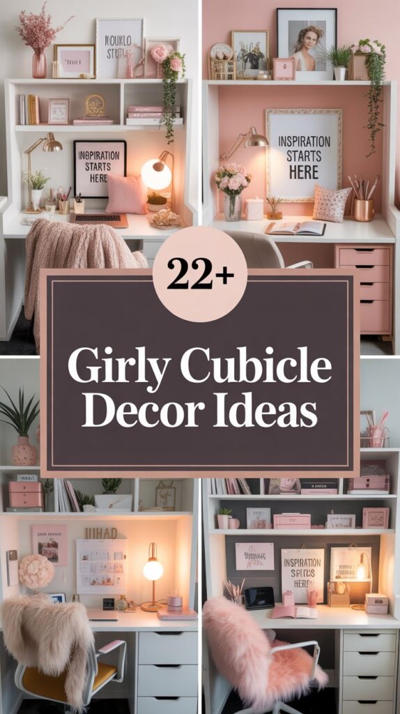 22+ Girly Cubicle Decor Ideas: Transform Your Workspace with Feminine Flair