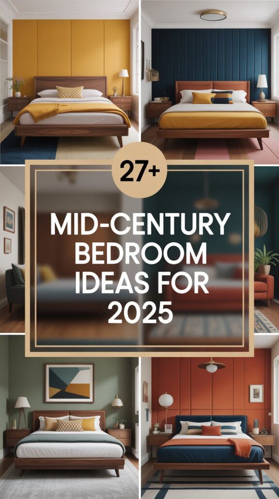 27+ Mid-Century Bedroom Ideas for 2025