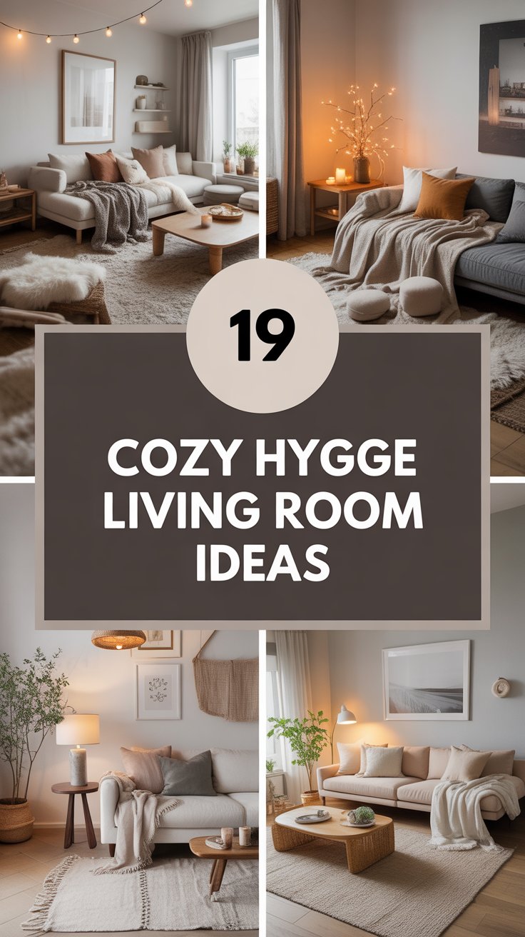 19 Cozy Hygge Living Room Ideas for Ultimate Comfort