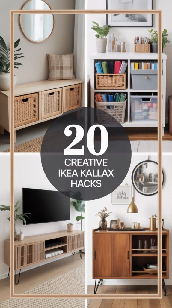 20 Creative IKEA Kallax Hacks for a Stylish Home