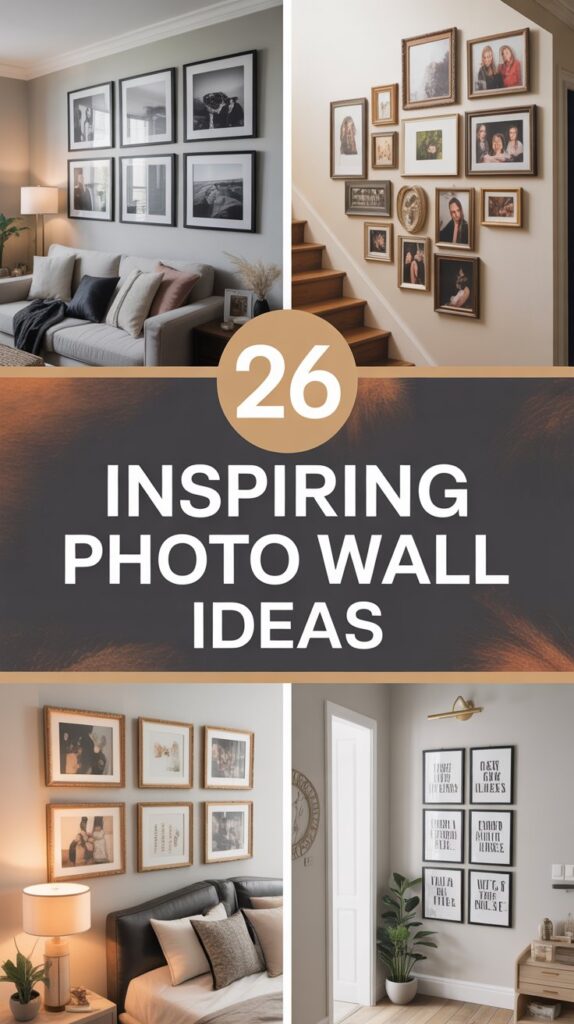 26 Inspiring Photo Wall Ideas to Transform Your Space