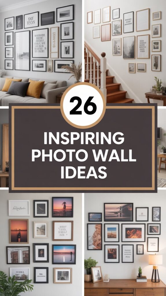 26 Inspiring Photo Wall Ideas to Transform Your Space