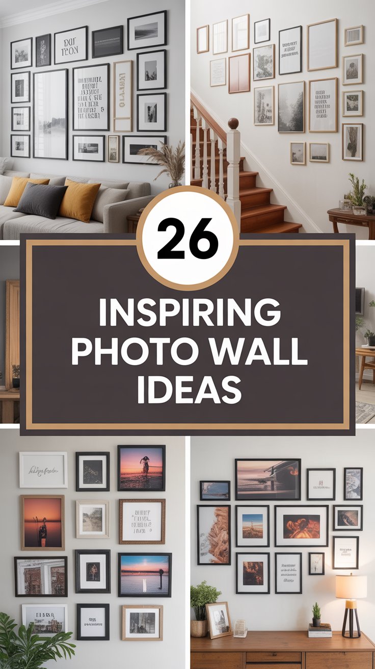26 Inspiring Photo Wall Ideas to Transform Your Space