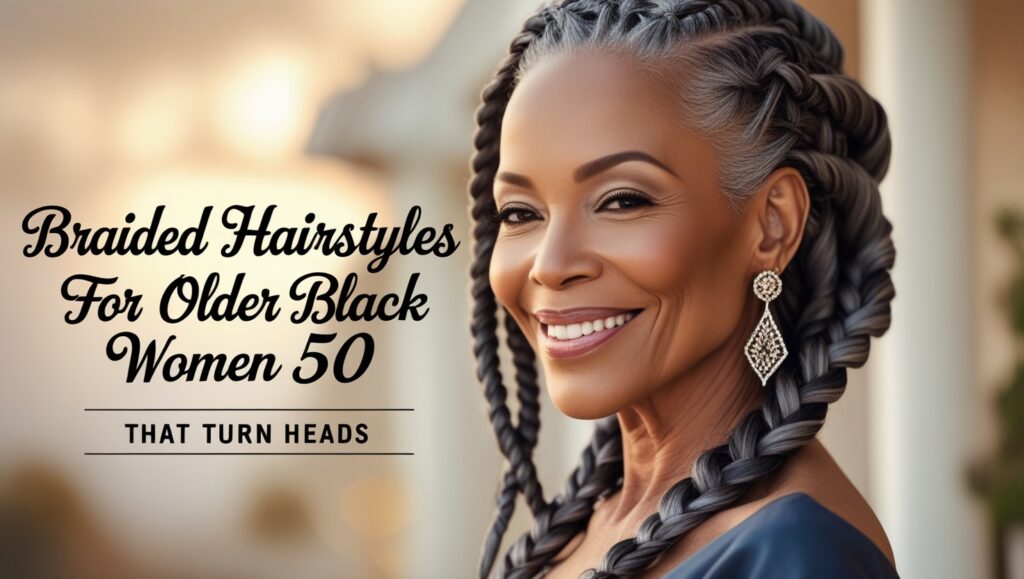 15 Elegant Braided Hairstyles for Older Black Women Over 50 That Turn Heads