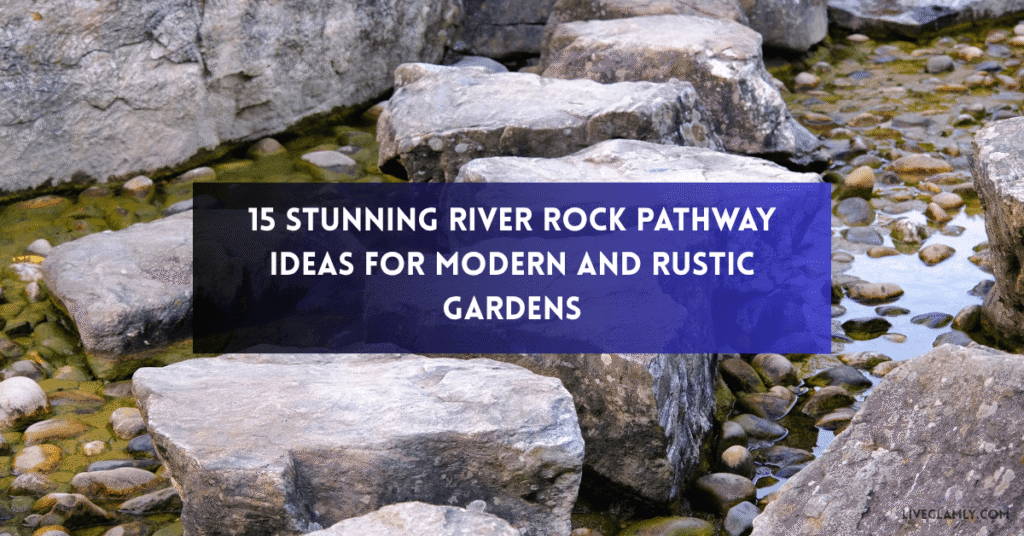 15 Stunning River Rock Pathway Ideas for Modern and Rustic Gardens